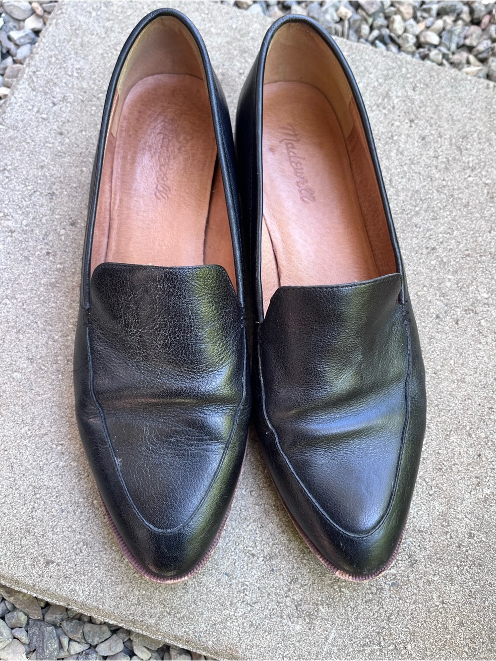 Madewell black loafers